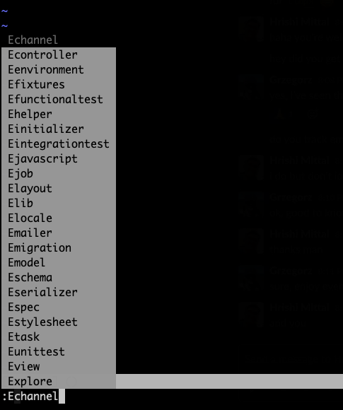 Rails E command