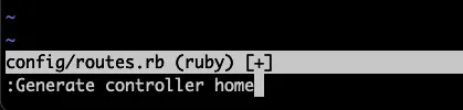 Generate controller command